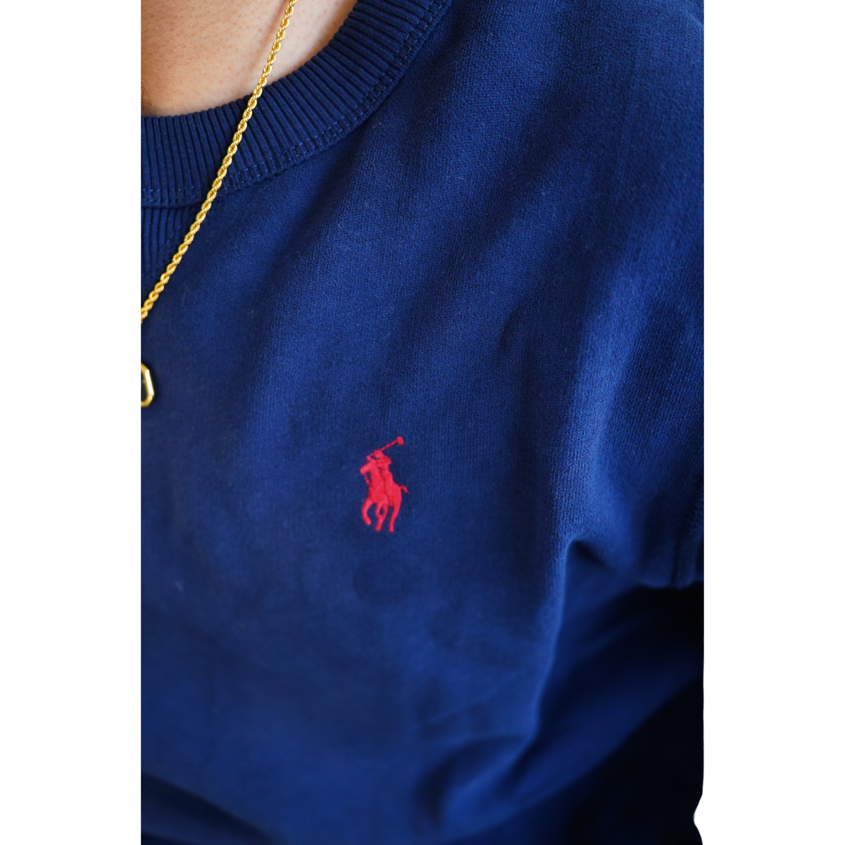 Classic Navy Crewneck Sweatshirt
