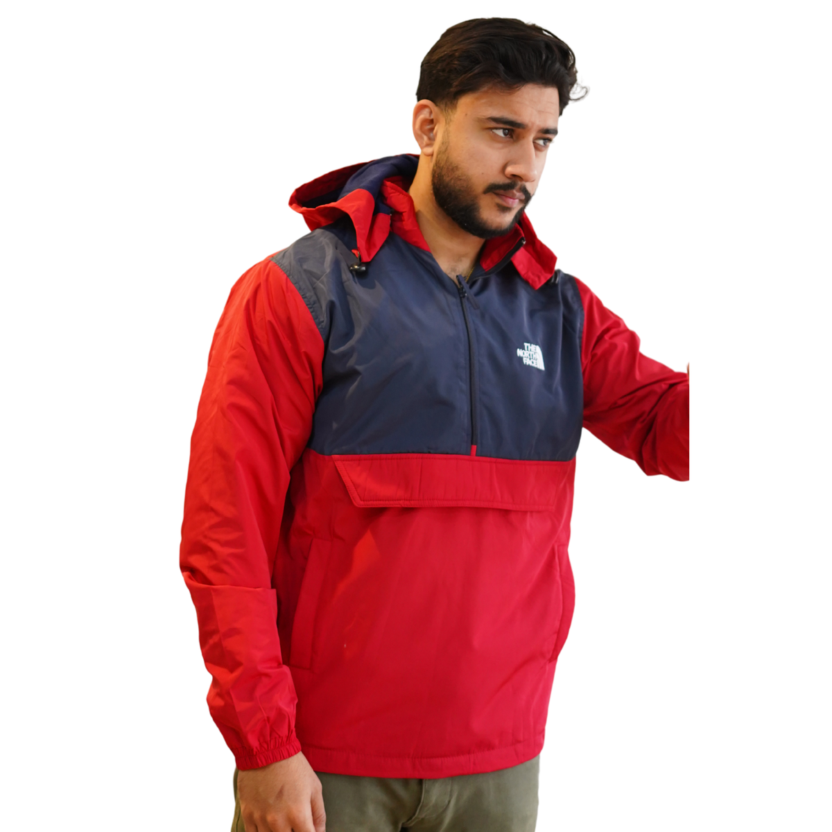 The North Face Adventure Shield Jacket red and blue combination