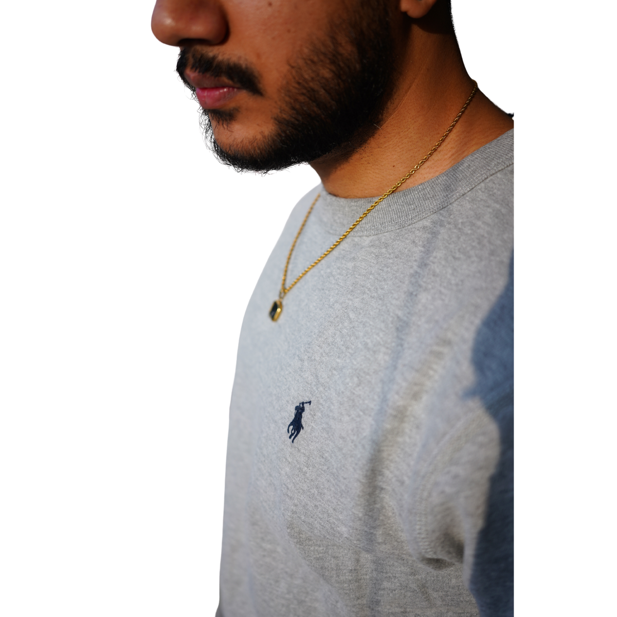 Essential Light Gray Crewneck Sweatshirt