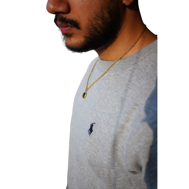 Essential Light Gray Crewneck Sweatshirt