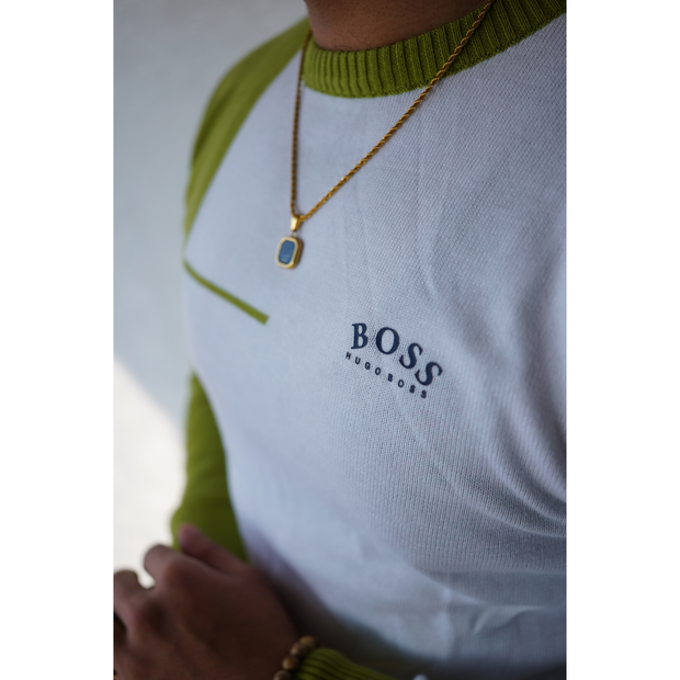 Lime Luxe Colorblock Sweatshirt