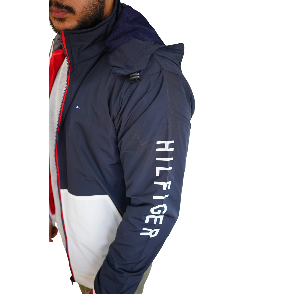 Hilfiger Icon Windbreaker Patriot Stripe Windbreaker
