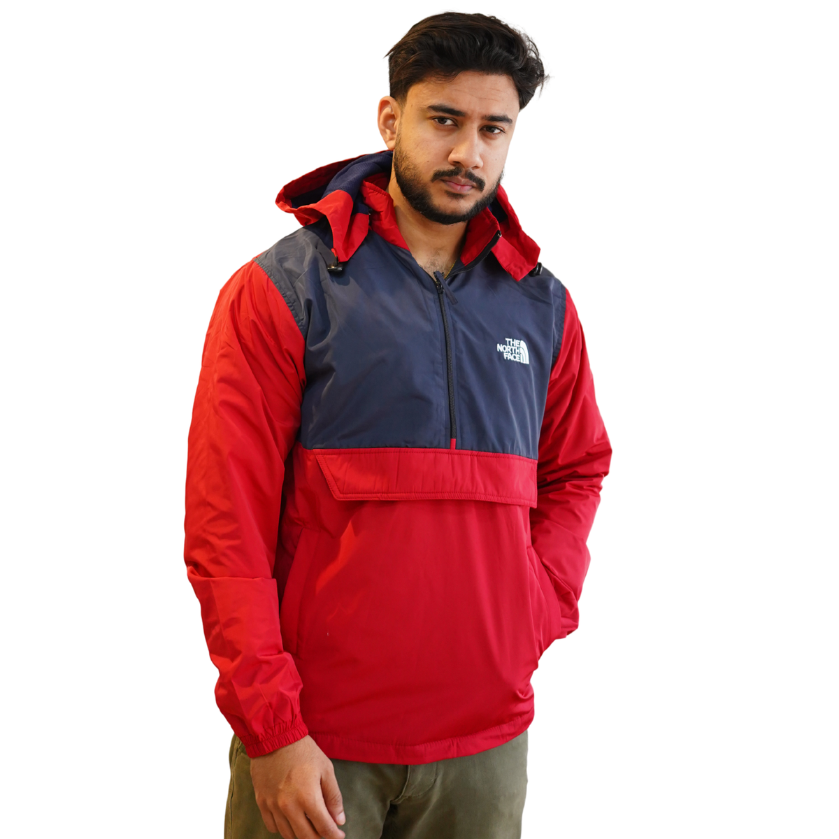 The North Face Adventure Shield Jacket red and blue combination