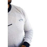 Monochrome Grid Sweatshirt