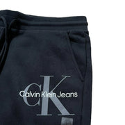 Calvin Klein Jeans Men's Fleece Jogger Pants – Pull-On Drawstring, Monogram Logo, Premium Sweatpants