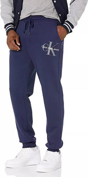 Calvin Klein Jeans Men's Fleece Jogger Pants – Pull-On Drawstring, Monogram Logo, Premium Sweatpants