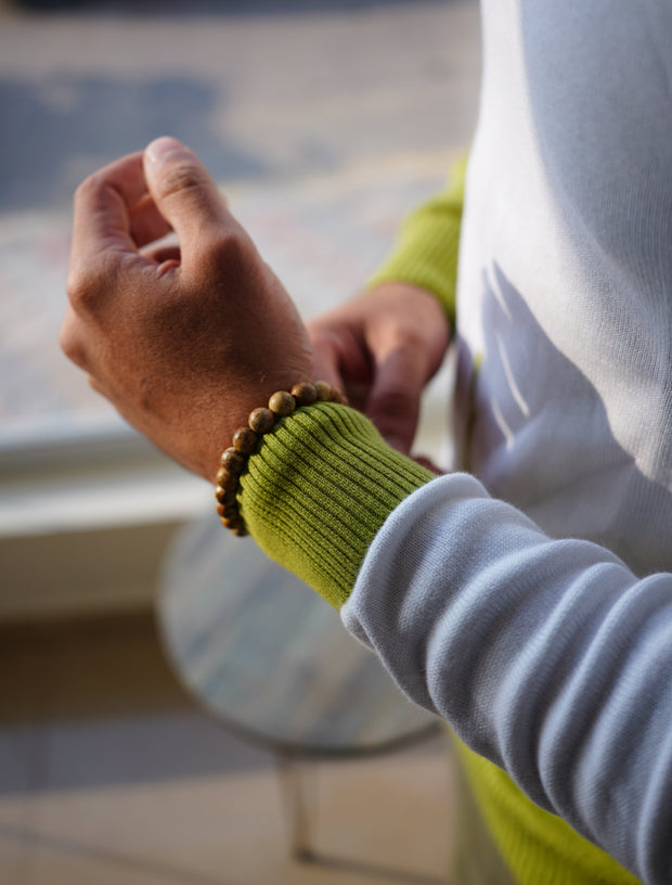 Lime Luxe Colorblock Sweatshirt