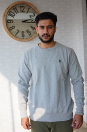 Essential Light Gray Crewneck Sweatshirt