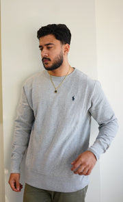 Essential Light Gray Crewneck Sweatshirt