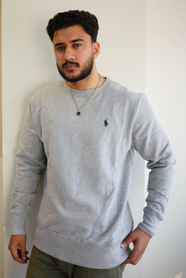 Essential Light Gray Crewneck Sweatshirt