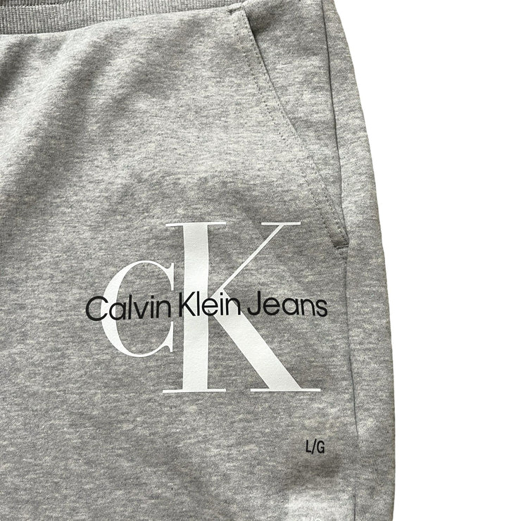 Calvin Klein Jeans Men's Fleece Jogger Pants – Pull-On Drawstring, Monogram Logo, Premium Sweatpants