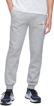 Calvin Klein Jeans Men's Fleece Jogger Pants – Pull-On Drawstring, Monogram Logo, Premium Sweatpants